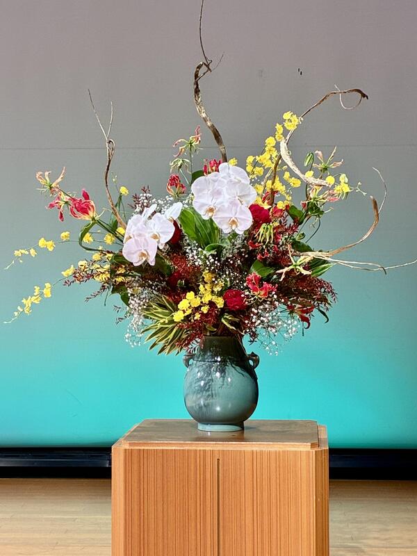 演台花の写真