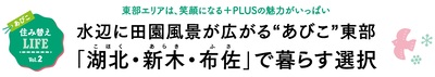 水辺に田園風景が広がるあびこ東部