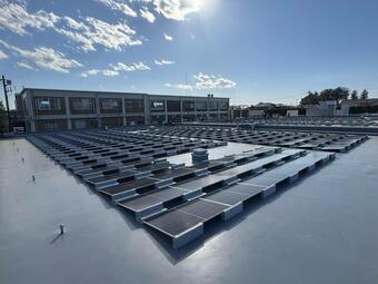 太陽光発電設備（令和7年2月撮影