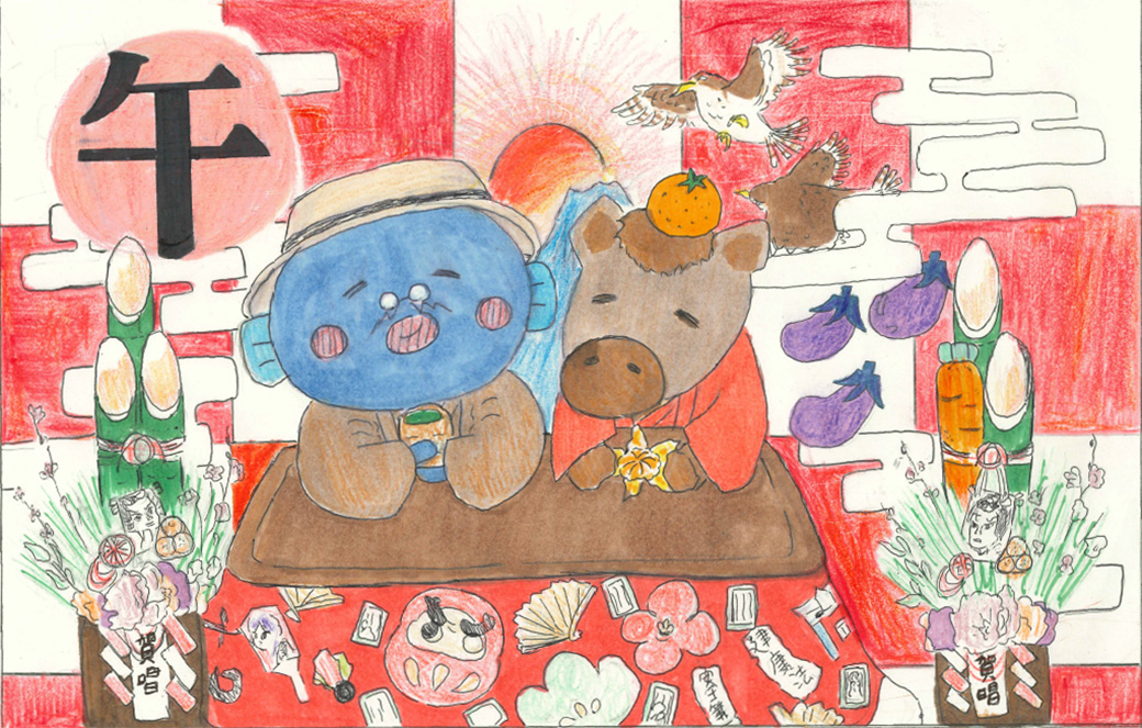 白山中学校2年（3）の作品画像