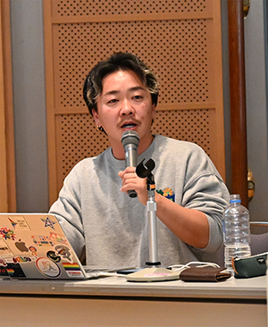 令和7年度我孫子市男女共同参画講演会講師の大嶋悠生さん